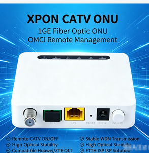 XPON ONU 1GE+CATV รองรับการใช้งานร่วมกับ Huawei ZTE Fiberhome OMCI Managed FTTH ONU - Product Image 1