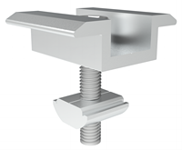 Supports de fixation réglables pour panneaux solaires, pinces de montage PV, attaches intermédiaires et d'extrémité pour panneaux solaires 30mm 35mm 40mm