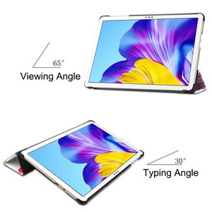 Étui intelligent en cuir à trois volets avec support pour tablette <span class=keywords><strong>Huawei</strong></span> <span class=keywords><strong>Matepad</strong></span> <span class=keywords><strong>T10</strong></span> 9.7"/T10S 10.1"/SE 10.1"2022 - Product Image 3
