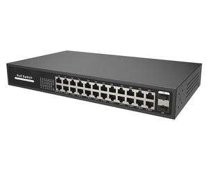 สวิตช์ PoE กิกะบิต 24 พอร์ต ขายดี พร้อมพอร์ต SFP 2 พอร์ต รองรับมาตรฐาน IEEE 802.3 Af/at - Product Image 4