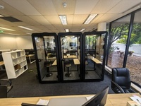 Nouvelle sortie Qianhui 2026 : Pod de bureau portable avec roues, conteneur de bureau individuel