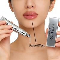Gloss à lèvres volumateur hydratant végétalien imperméable de haute qualité, rehausseur de gloss à lèvres volumateur, huile à lèvres volumateur extrême, marque privée
