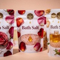 Pochette personnalisée pour sel de bain, étanche avec fermeture éclair, emballage anti-humidité pour produits de soin corporel SPA et sels de bain