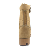 Bottes de désert kaki de sable sur mesure Bottes de combat tactiques Botte marron