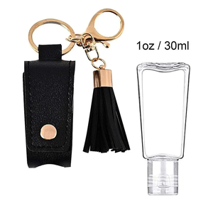 ขวดน้ำพกพาแบบกันรั่วอเนกประสงค์ พร้อมพวงกุญแจหนัง สำหรับเดินทาง - Product Image 5