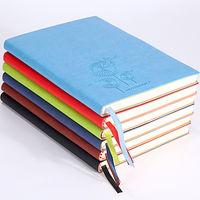 Carnet personnalisé en cuir PU gaufré avec logo, couverture rigide, options papier kraft et papier couché, vente en gros