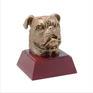 Bulldog Mascotte Hars Award School En Academische Prijzen