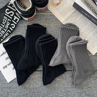 Chaussettes de sport respirantes et confortables pour hommes, couleur unie, anti-odeurs, de haute qualité, confortables et profe