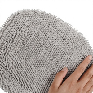 Serpillère télescopique en acier inoxydable avec tampon en chenille pour le lavage de voiture et l'élimination de la poussière - Product Image 4