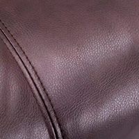 Fauteuil inclinable électrique en cuir marron foncé, nouveau style, pour home cinéma, avec massage et soutien lombaire