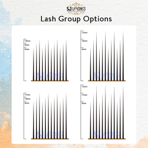 Camilla lông mi mở rộng với nhiều độ Dài CC BC CD Curls lông mi loại sữa rửa mặt - Product Image 3