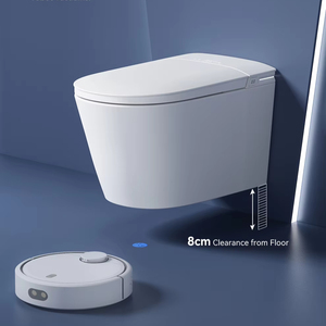 Modèle très vendu : WC mural intelligent H856 avec siège chauffant pour salle de bain, offre confort et hygiène grâce à la fonction automatique. - Product Image 3