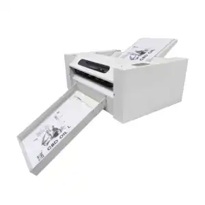 Nuovo design Teneth Multi-foglio scatola di carta cordonatura e adesivo etichetta taglierina con doppio rullo di pizzico