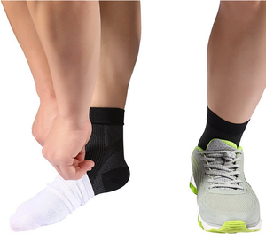 Chaussettes de compression de sport à bout ouvert pour les jeunes Attelle de soutien de la cheville bon marché pour le soulagement de la douleur au talon Fasciite plantaire Entorse de gonflement - Product Image 6