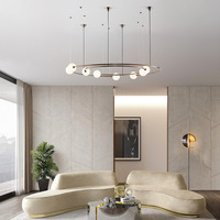 Lustre moderne de style américain pour plafond haut, idéal pour hôtel, escalier, éclairage commercial, suspension décorative