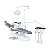 Unité de fauteuil dentaire KASO KS-DLX301, ensemble complet avec lampe LED, base stable sur pied pour clinique dentaire, hôpital