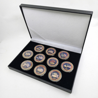 Pièce de monnaie plaquée or 3D personnalisée, souvenir du 250e anniversaire de l'Amérique, patriotisme, aigle américain