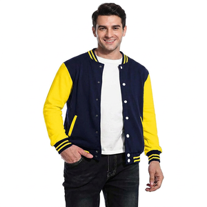 <b>Cheap</b> Price New Best Quality Casual Men Streetwear Cool Men's <b>Jackets</b> Leather Varsity CollegeBaseballjacket for men - Product Image 1