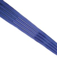 Bande élastique en silicone antidérapante personnalisée en gros, sangle élastique en silicone noir