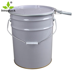 Seau à peinture de 20kg Matériau de qualité alimentaire Logo personnalisé Prix de gros Seau en métal de 20 litres - Product Image 3