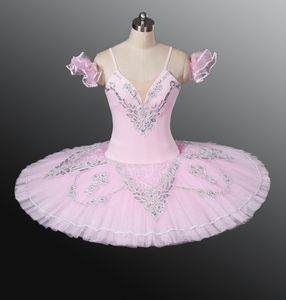 नृत्य पोशाक महिलाओं नीले रंग के रंगमंदा भिन्नता शास्त्रीय चरण ट्यूटू पेक्टा बच्चों हल्के नीले पक्षी बैले ट्यूटू वेशभूषा - Product Image 5