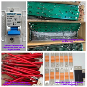 กล่องเก็บแบตเตอรี่16วินาที200A 48V 280ah/314Ah กล่องเก็บพลังงานแสงอาทิตย์เคสโลหะสีขาวพร้อมหน้าจอ LCD และพัดลม - Product Image 5