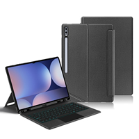 Pour Tab S8 Ultra 14.6" : Nouvelle coque intelligente avec clavier Magic Keyboard à mécanisme ciseaux, rétroéclairage RGB, chargement sans fil et étanchéité