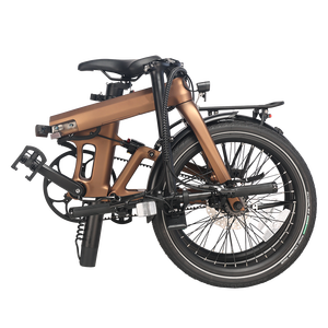 Offre à stock limité - Vélo électrique pliable léger Naicisports 20 pouces en carbone, 7 vitesses, batterie lithium, roue arrière H - Product Image 3
