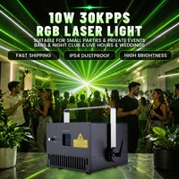 Projecteur laser d'animation DMX 10W pour DJ, discothèque, soirée dansante, grossiste