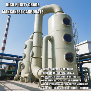 공장 출하 산업 등급 탄산 망간 98% 순도 25 kg/g 백 코팅 및 고무 응용 분야 포장 - Product Image 2