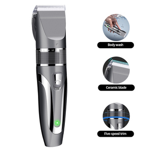 Kit Professionale di Tosatrici Elettriche Ricaricabili USB Senza Fili per Capelli e Barba da <span class=keywords><strong>Uomo</strong></span>, con Lame in Ceramica, per Animali Domestici e Uso Domestico/Auto - Product Image 2