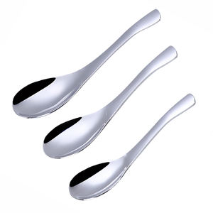 卸売ロイヤルシックラウンドライススプーンステンレススチールアールスプーンメタルテーブルスープスプーン - Product Image 5