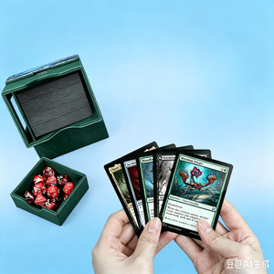 กล่องใส่การ์ดหนัง PU สำหรับการ์ด Commander และการ์ดสะสม จุได้ 100 ใบ แบบ Double-Sleeved พกพาสะดวก เป็นมิตรกับสิ่งแวดล้อม - Product Image 5