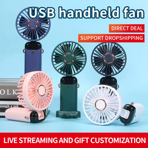 The new <b>Usb</b> handheld <b>fan</b> <b>mini</b> portable rechargeable small <b>fan</b> digital display office student small electric <b>fan</b> - Product Image 2