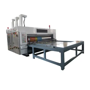 세미 자동 체인 피더 골판지 판지 인쇄 판지 상자 포장 기계