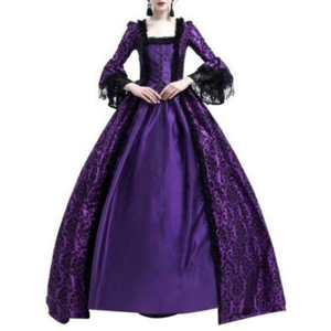 <span class=keywords><strong>2022</strong></span> vestido de baile victoriano <span class=keywords><strong>Medieval</strong></span> Vintage para mujer disfraz de princesa renacentista para juerga navideña - Product Image 4