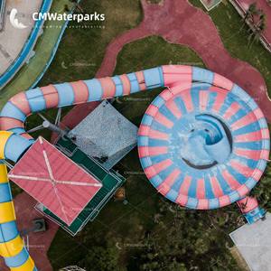 Toboggan aquatique géant Cmwaterparks, toboggan Super Bowl, <span class=keywords><strong>parc</strong></span> aquatique en fibre de verre pour <span class=keywords><strong>parc</strong></span> <span class=keywords><strong>d</strong></span>'<span class=keywords><strong>attractions</strong></span> commercial - Product Image 5