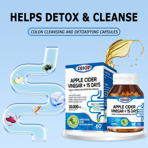 Cápsulas de Vinagre de Sidra de Manzana de Alta Calidad Sin Gluten para una Limpieza de <span class=keywords><strong>Colon</strong></span> de 15 Días, Favorecen la Pérdida de Peso y Refuerzan la Inmunidad - Product Image 3
