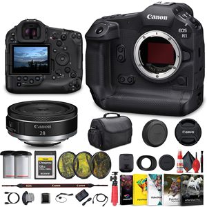 Cámara sin Espejo <span class=keywords><strong>Canon</strong></span> EOS <span class=keywords><strong>R1</strong></span> Original, Sensor de 24.2MP, Video 6K, Dual Pixel AF, Disparo de Alta Velocidad, Profesional - Product Image 1