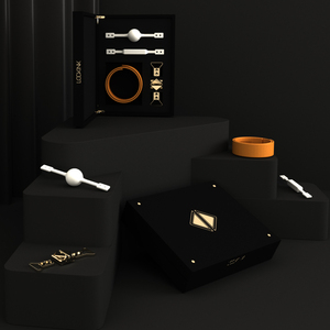 락잉크 BDSM 속박 도구 세트 특별 디자인 가죽 기어 마스크 채찍 수갑 및 유두 클램프 성인용 섹스 토이 - Product Image 6