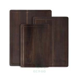 Tabla de Cortar de Madera de Acacia ECO GO Premium para Cocina, 100% Ecológica, Personalizable, con Ranura para Jugos, Resistente, Apta para Cuchillos, para Servir - Product Image 1