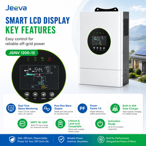 Onduleur solaire hybride 12V 1,2 kW avec chargeur 1000W MPPT à onde sinusoïdale pure pour la maison, les petites entreprises et les usines - Product Image 4