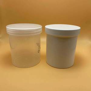 Tarro de Plástico PP PCR de 4oz, 8oz, 16oz, 32oz, Copolímero Natural, Pared Simple, Lados Rectos, para Cuidado Personal y Crema para la Piel - Product Image 4