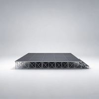 Plateforme de scène pliable en alliage d'aluminium pour événements et concerts en plein air