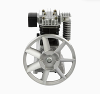 Tête de pompe de compresseur d'air portable haute performance, sans huile, à piston, en aluminium Z-2065, 2 cylindres, 3 CV, refroidie par air, de remplacement