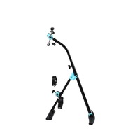 Mini-vélo d'exercice portable en acier, pédalier d'entraînement, capacité 120 kg, pour usage domestique, machine d'entraînement mains et pieds pour personnes âgées et d'âge moyen