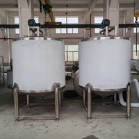 Machine de fabrication de pâte de tomate pour sauce à la mayonnaise Cuve de mélange avec agitateur