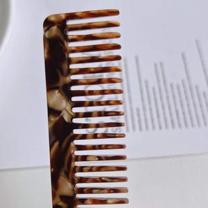 Biểu Tượng Tùy Chỉnh Chống Tĩnh Điện Nhỏ Axit Axetic Tóc Lược Xách Tay Leopard Marble Cushion Răng Rộng Lược Acetate Tóc Lược - Product Image 4