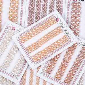 Halfround/Bun hình nhiều màu nước ngọt Edison ngọc trai cho tự làm đồ trang sức ngọc trai làm bông tai vòng cổ vòng đeo tay Trâm - Product Image 1