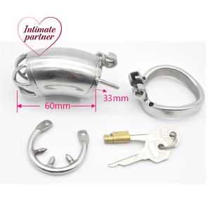 อุปกรณ์ล็อคองคชาตชาย สแตนเลส แบบมีห่วงรัด ของเล่นทางเพศสำหรับผู้ชาย ปลอกครอบองคชาต แหวนรัดองคชาต สำหรับเกย์ เกมส์ผู้ใหญ่ ผลิตภัณฑ์อีโรติก - Product Image 4